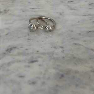 Chic Silver Ring Duo